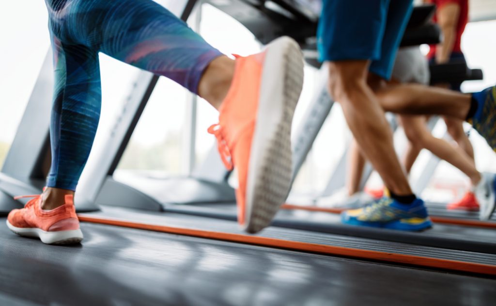 Picture of people running on treadmill in gym