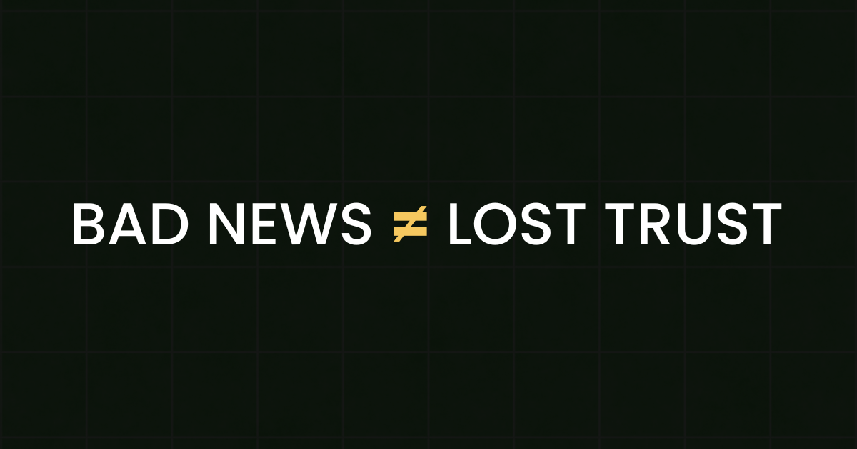 Learn how leaders can communicate bad news clearly and honestly without losing trust. A human-centered framework for high-stakes communication.